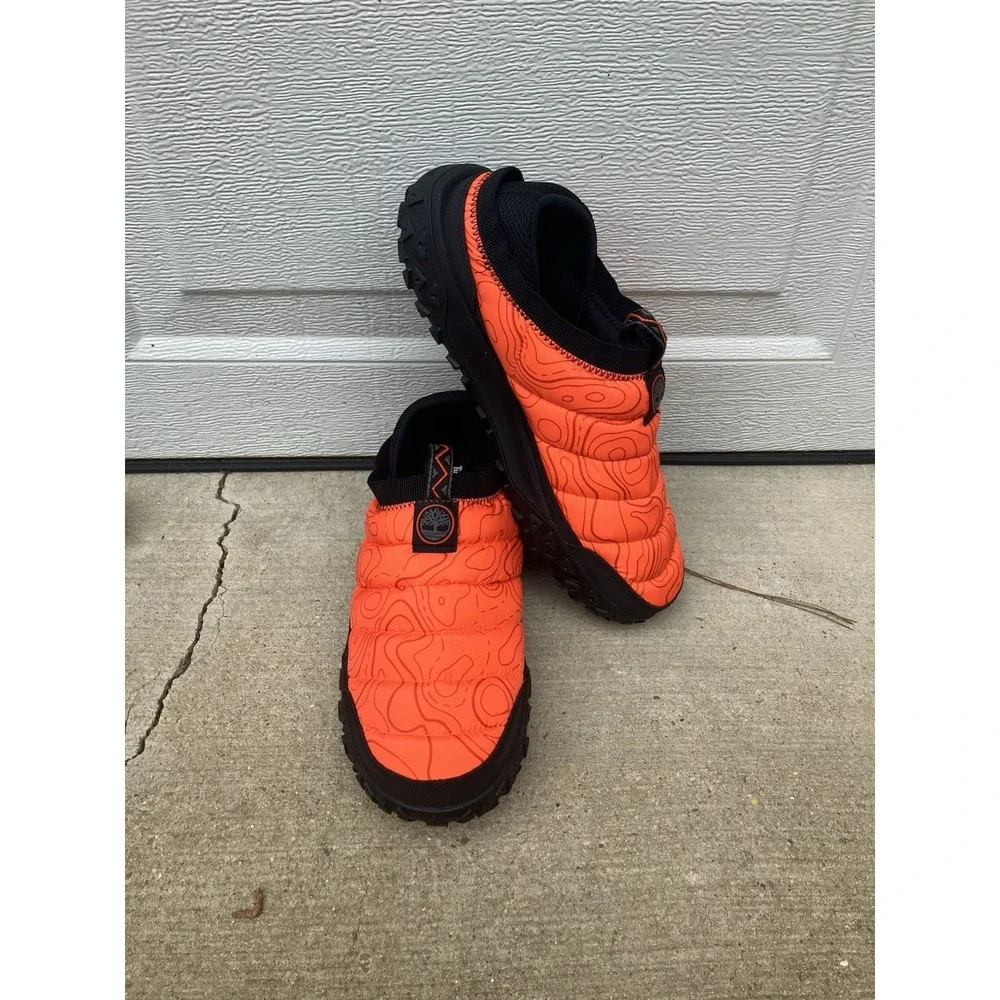 Timberland Green Stride Motion 6 Slip-On Orange Topo Trail Shoes Sz 9 Men NWOB